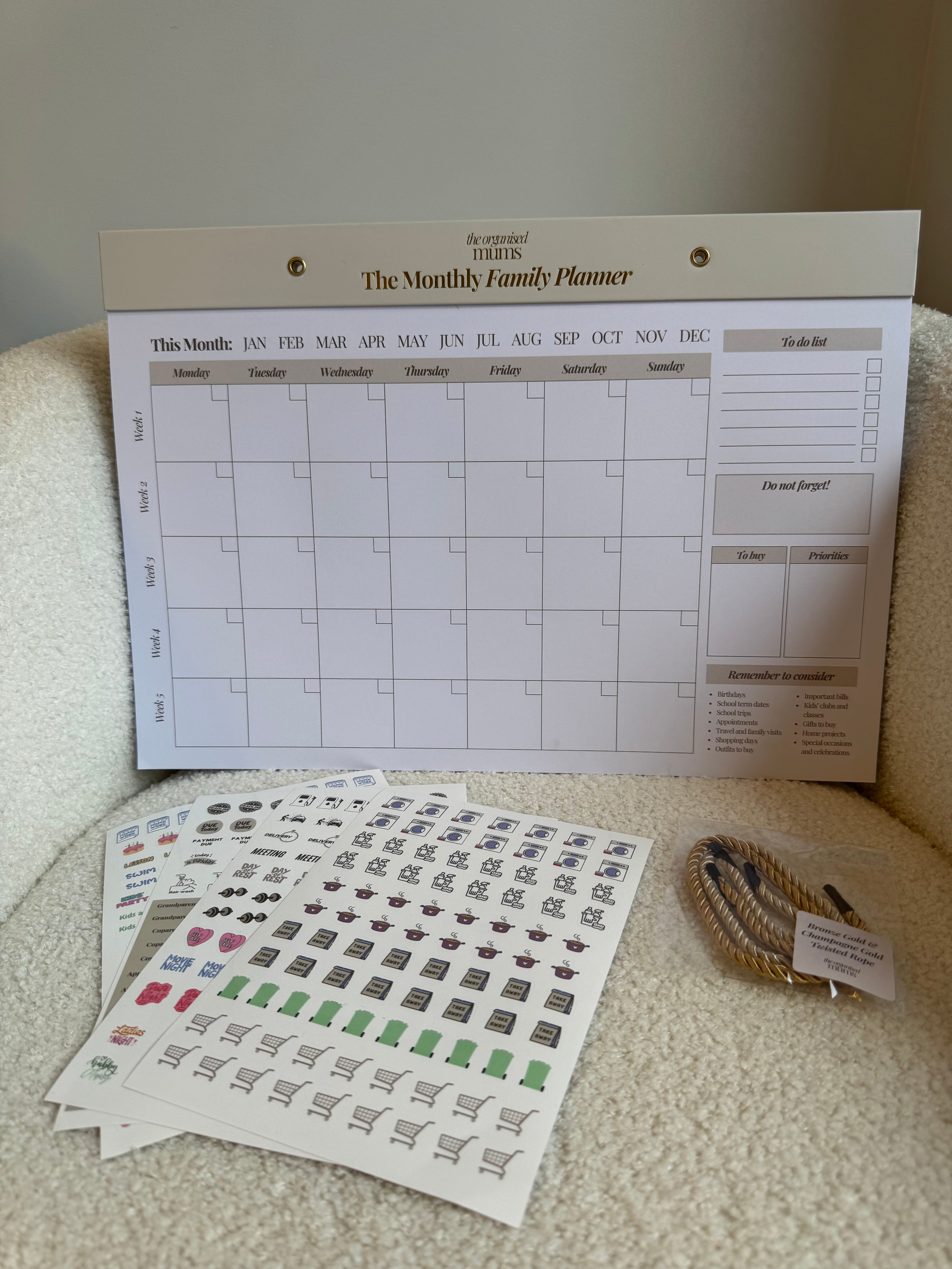 The Monthly Family Planner