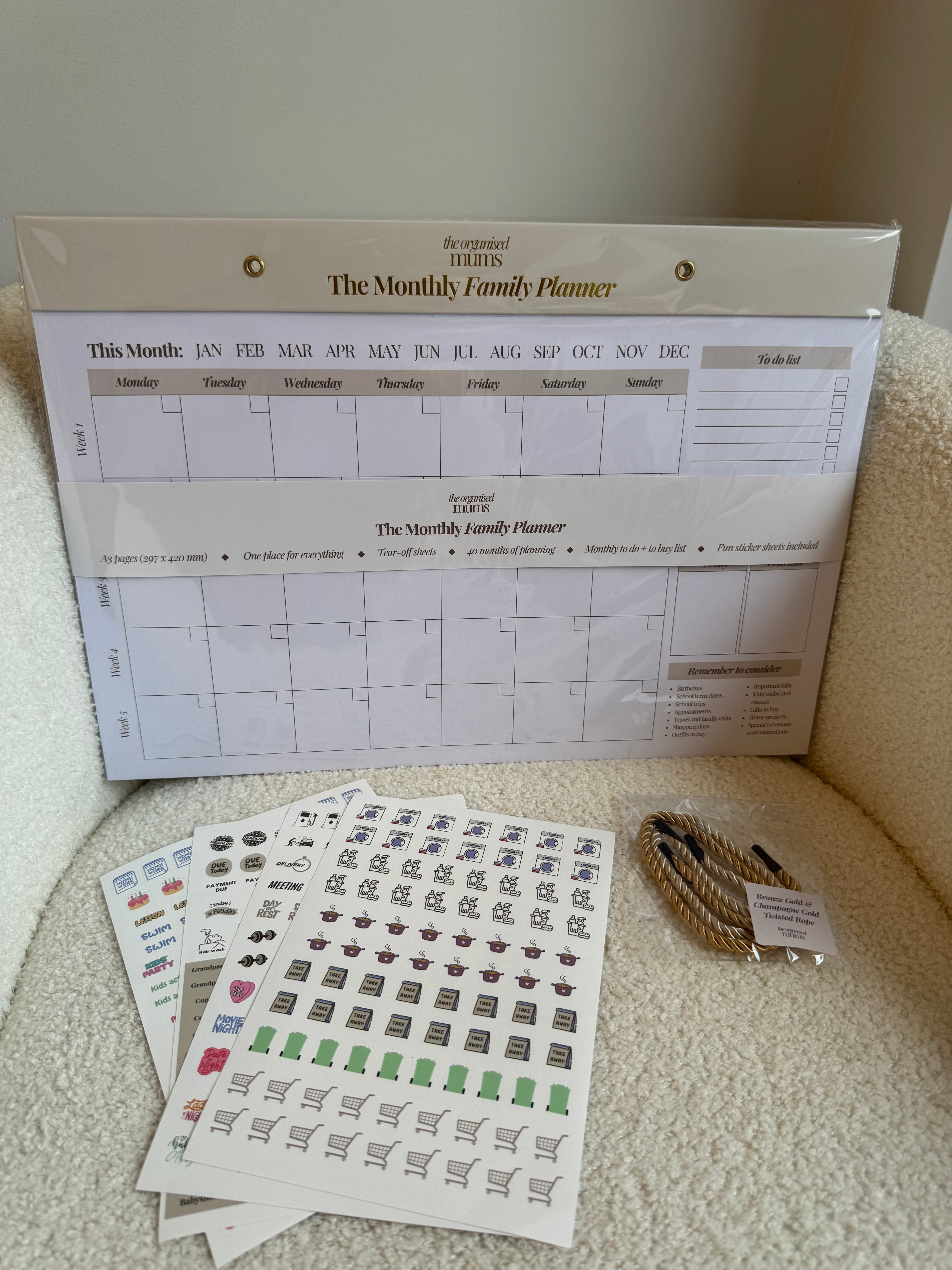 The Monthly Family Planner