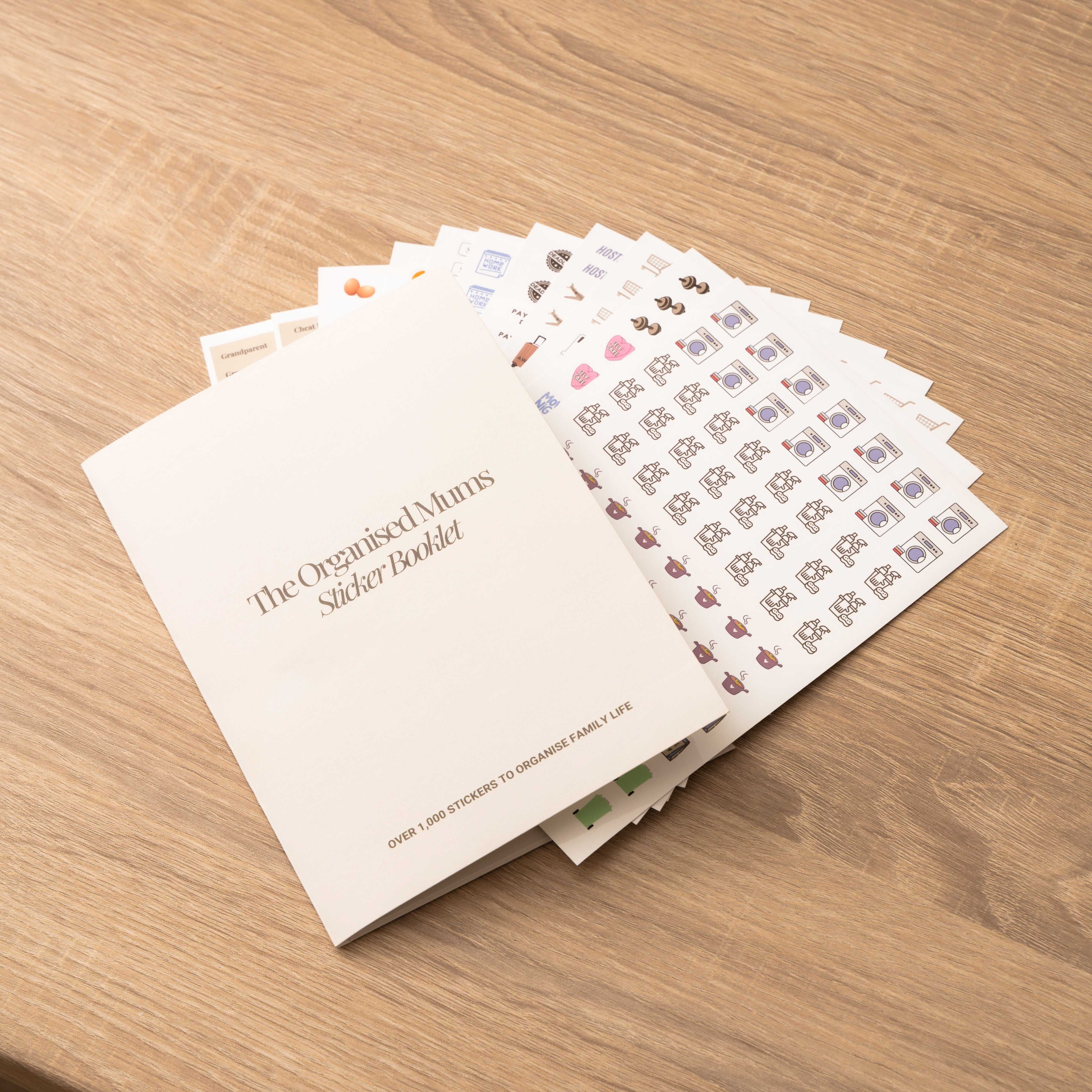 The Organised Mums Sticker Booklet