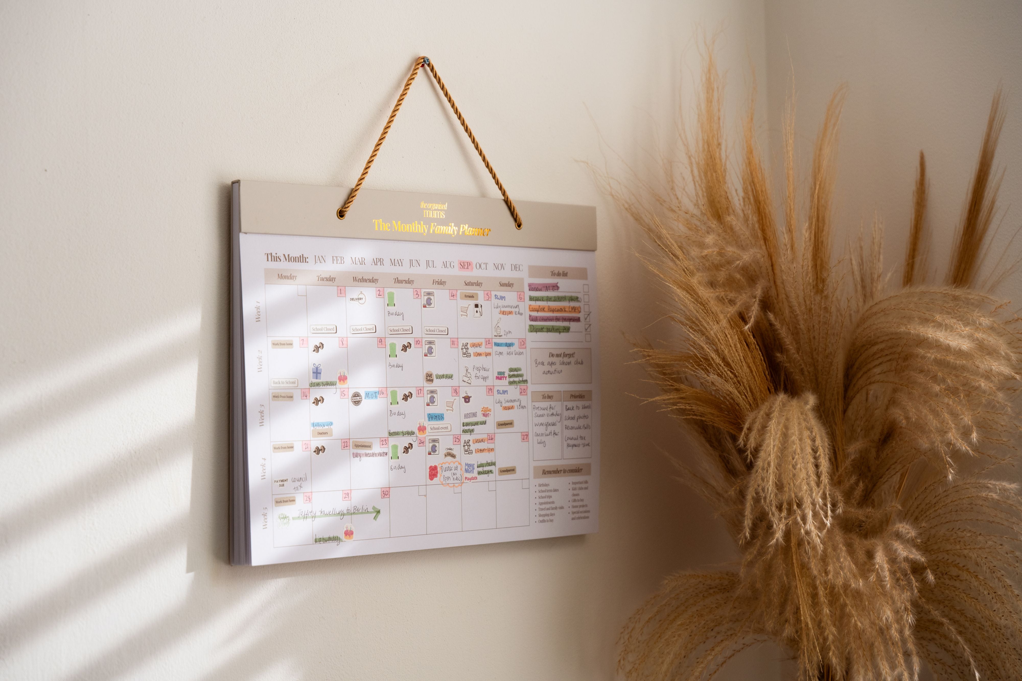The Monthly Family Planner